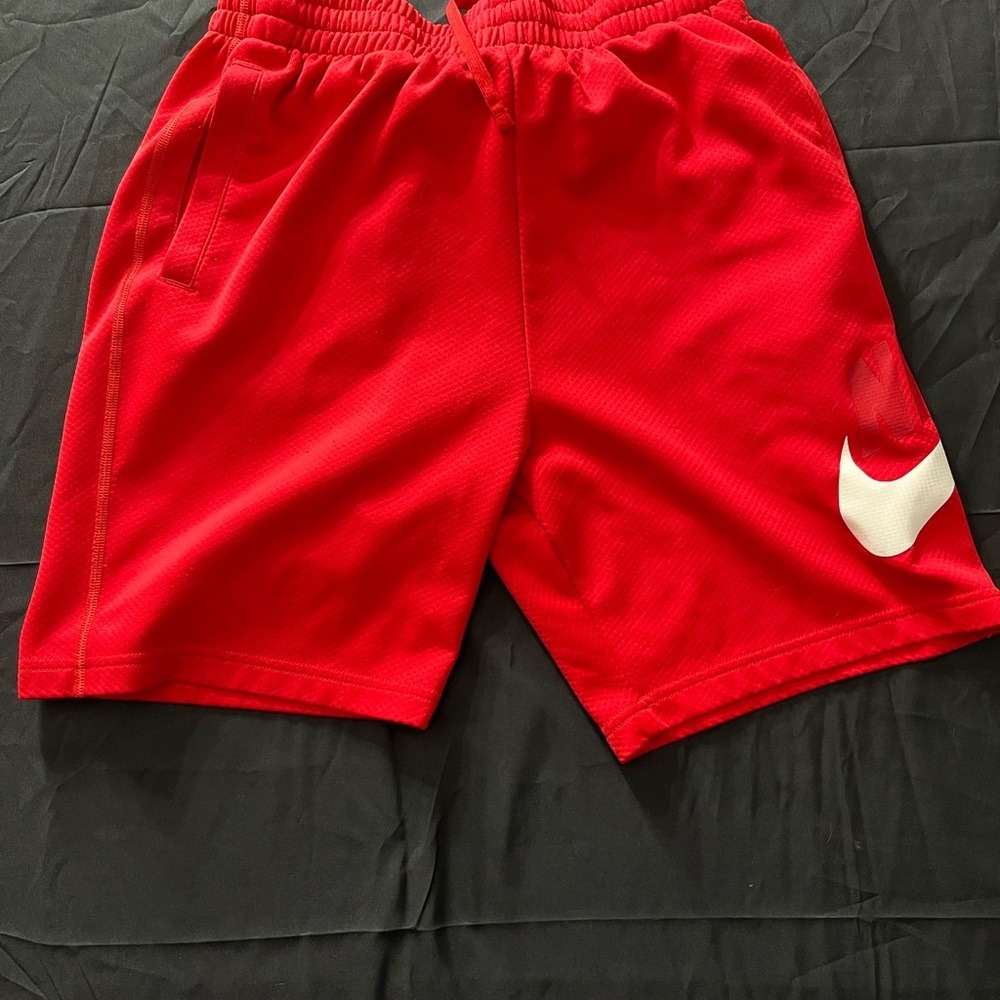 Nike SB Bright Red Sports Shorts medium